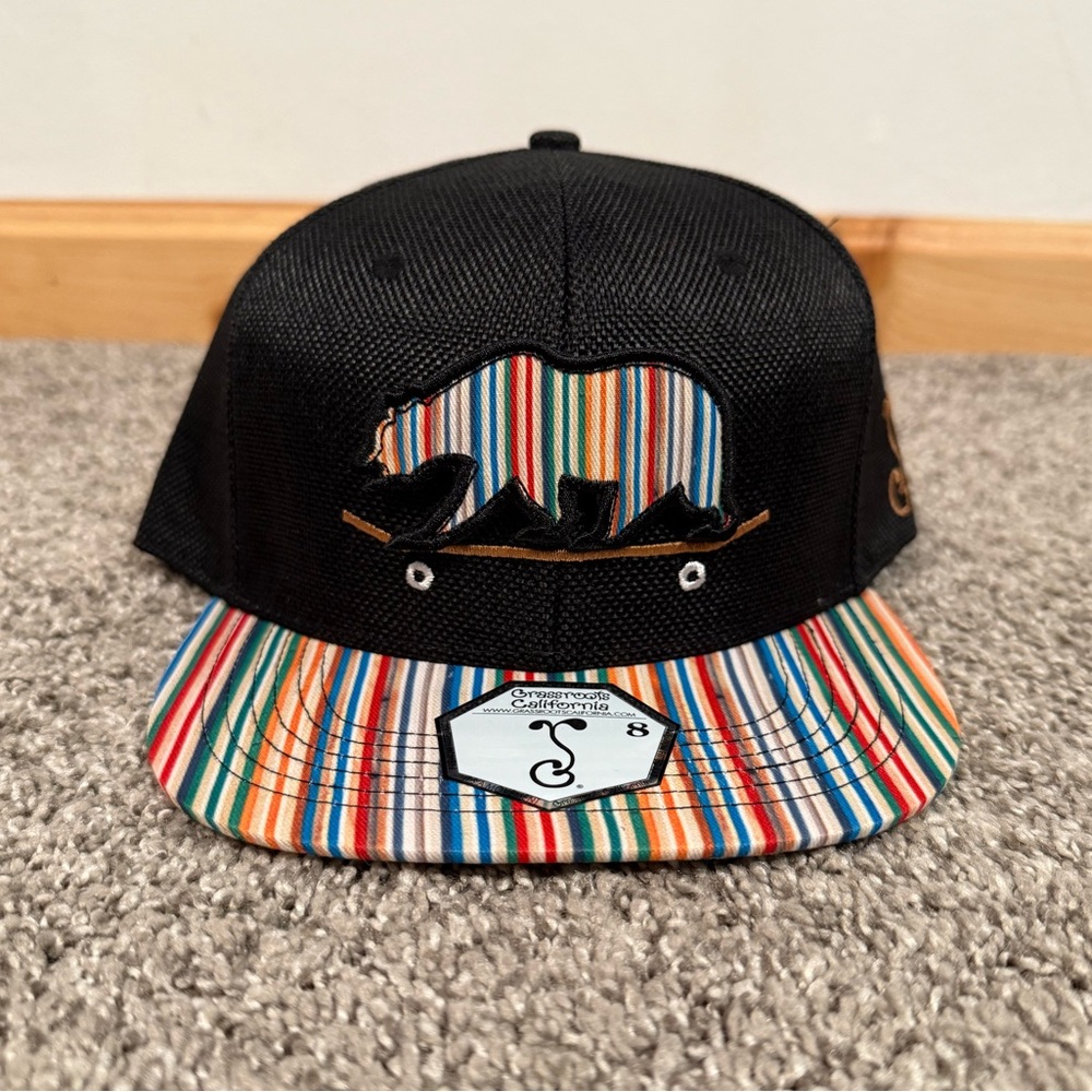 Grassroots California Skateboard Deck Fitted Hat